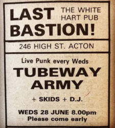 White Hart Advert 1978